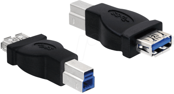 DELOCK 65179 - USB 3.0 B Stecker auf USB 3.0 A Buchse