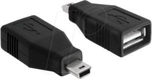 DELOCK 65277 - USB 2.0 A Buchse auf USB Mini B Stecker