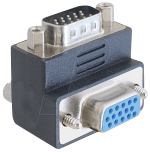 DELOCK 65290 - Adapter VGA Stecker/Buchse 270° gewinkelt