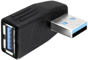 DELOCK 65342 - USB 3.0 A Stecker auf A Buchse gewinkelt 270° horizontal
