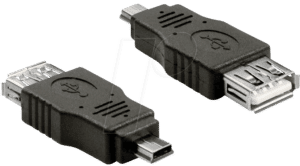 DELOCK 65399 - USB mini Stecker auf USB 2.0 A Buchse OTG