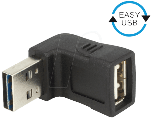 DELOCK 65521 - EASY USB A Stecker auf USB A Buchse