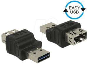 DELOCK 65640 - USB 2.0 A Stecker auf EASY USB 2.0 A Buchse