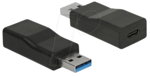 DELOCK 65696 - Konverter USB 3.0 A Stecker auf USB C Buchse