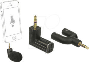 DELOCK 65894 - Mikrofon für Smartphone-Tablet Klinke 3