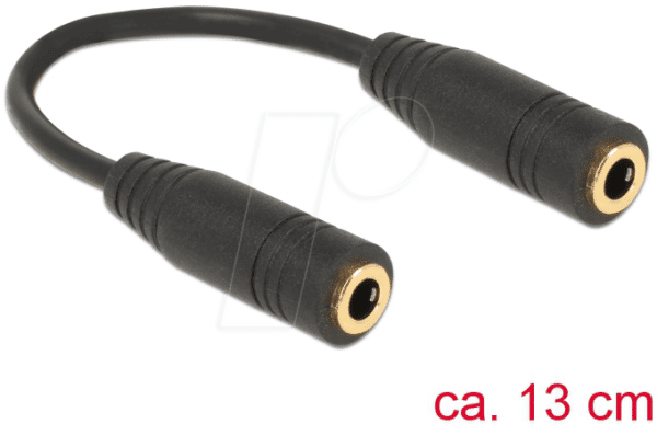 DELOCK 65896 - Adapter Audio Klinke 3