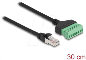 DELOCK 65977 - RJ45 Kabel Cat.6 Stecker > Terminalblock