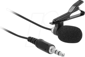 DELOCK 66279 - Krawatten Lavalier Mikrofon Omnidirektional mit Clip 3