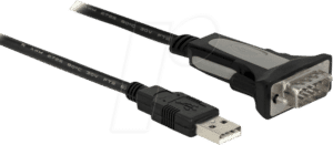 DELOCK 66323 - Konverterkabel USB 2.0 Typ-A auf RS-232