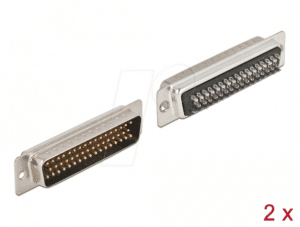 DELOCK 66705 - D-Sub HD 50 Pin Stecker Metall