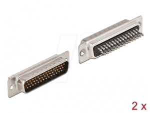 DELOCK 66707 - D-Sub HD 44 Pin Stecker Metall