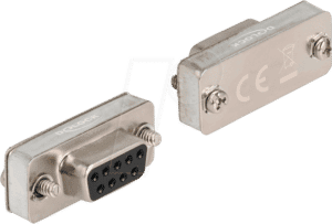 DELOCK 66825 - Adapter RS-232/422/485 DB9 Buchse Loopback