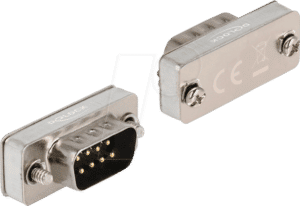 DELOCK 66826 - Adapter RS-232/422/485 DB9 Stecker Loopback