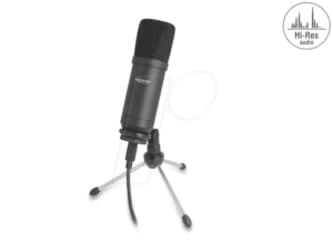 DELOCK 66882 - Professionelles USB Kondensator Mikrofon 24 Bit / 192 kHz