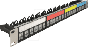 DELOCK 66921 - 19'' Keystone Patchpanel 24 Port