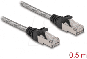 DELOCK 80107 - Patchkabel Cat.6A U/FTP mit Metallmantel 0