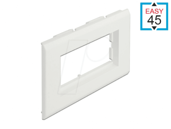 DELOCK 81316 - Easy 45 Modulträger für Geräteeinbaukanal 130 x 80 mm