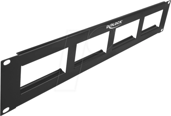 DELOCK 81378 - Easy 45 19'' Patchpanel Ausschnitt 4 x 90