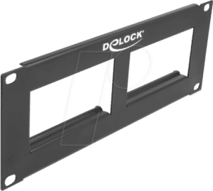 DELOCK 81379 - Easy 45 10'' Patchpanel Ausschnitt 2 x 90