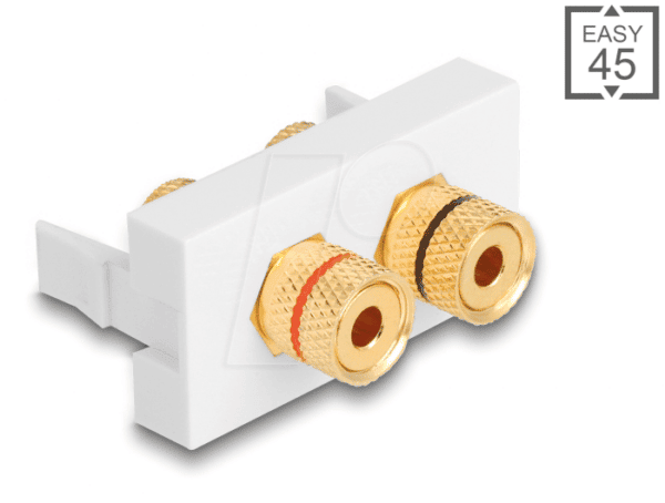 DELOCK 81397 - Easy 45 Modul 2 x Polklemme