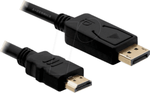 DELOCK 82435 - Displayport Stecker auf HDMI A Stecker