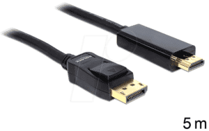 DELOCK 82441 - DisplayPort 1.2 Stecker auf HDMI A Stecker