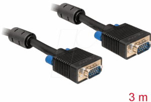 DELOCK 82558 - VGA Monitor Kabel 15-pol VGA Stecker