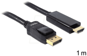 DELOCK 82586 - DisplayPort 1.1 Stecker auf HDMI A Stecker