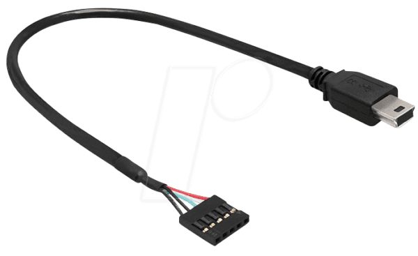 DELOCK 83170 - USB Pfostenbuchse auf USB Mini B Stecker