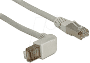 DELOCK 83644 - RJ45-Kabel Cat.6A SSTP gewinkelt/gerade 0