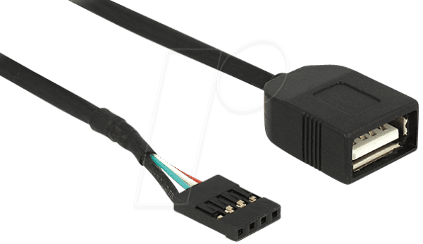 DELOCK 83825 - USB Pinheader Buchse auf USB A Buchse