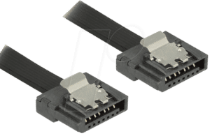 DELOCK 83841 - Kabel SATA FLEXI 6 Gb/s  50 cm schwarz Metall
