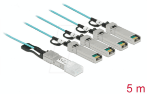DELOCK 84069 - Kabel QSFP+ Stecker > 4 x SFP+ Stecker 5 m