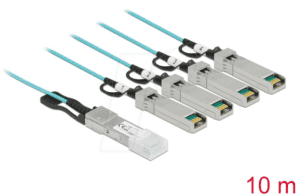 DELOCK 84073 - Kabel QSFP+ Stecker > 4 x SFP+ Stecker 10 m