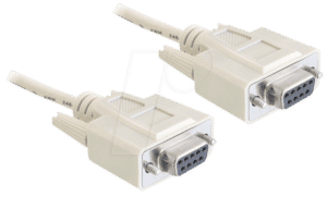 DELOCK 84077 - Kabel Seriell Nullmodem 9 Pin