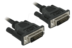 DELOCK 84369 - DVI Monitor Kabel DVI 24+1 Stecker