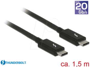 DELOCK 84846 - Kabel Thunderbolt 3 USB-C Stecker > USB-C Stecker 1