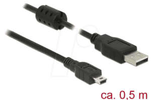 DELOCK 84911 - Delock Kabel USB 2.0 A Stecker > Mini-B Stecker 0