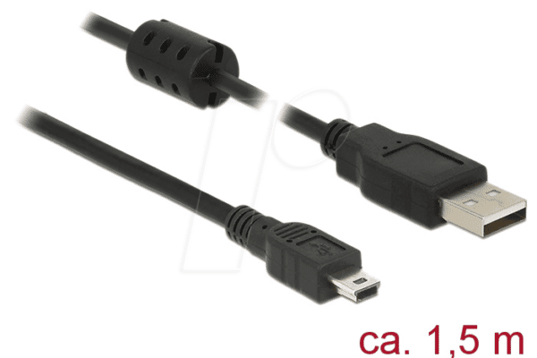 DELOCK 84913 - Delock Kabel USB 2.0 A Stecker > Mini-B Stecker 1
