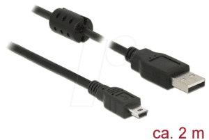 DELOCK 84914 - Delock Kabel USB 2.0 A Stecker > Mini-B Stecker 2