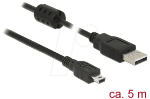 DELOCK 84916 - Delock Kabel USB 2.0 A Stecker > Mini-B Stecker 5
