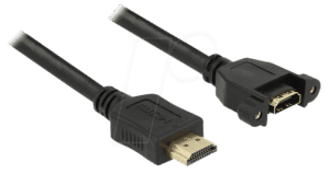 DELOCK 85102 - HDMI A Stecker > HDMI A Buchse