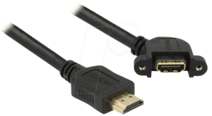 DELOCK 85103 - HDMI A Stecker > HDMI A Buchse gewinkelt