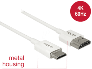 DELOCK 85143 - HDMI-A Stecker > HDMI Mini-C Stecker 4K 1