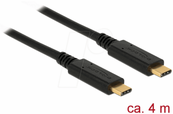 DELOCK 85206 - Delock Kabel USB 2.0 C-Stecker > C-Stecker 5A 4 m