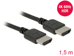 DELOCK 85216 - Premium HDMI Kabel 4K 60 Hz 1