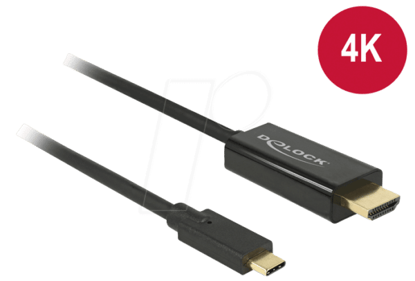 DELOCK 85258 - USB C Stecker auf HDMI Stecker