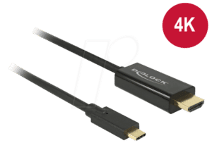 DELOCK 85259 - USB C Stecker auf HDMI Stecker