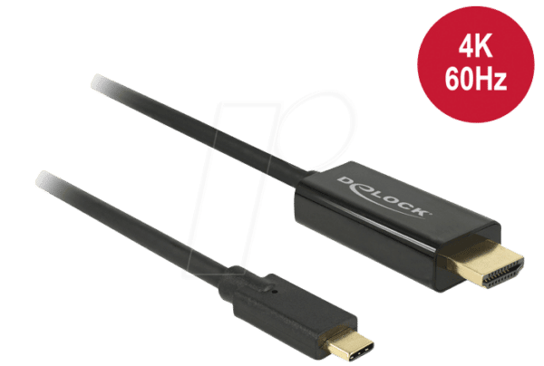DELOCK 85290 - USB C Stecker auf HDMI Stecker