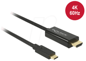 DELOCK 85292 - USB C Stecker auf HDMI Stecker